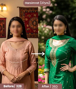 Harsimrat - Before and After